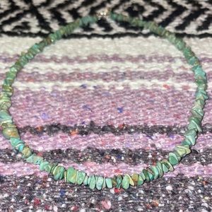 16” turquoise stone necklace